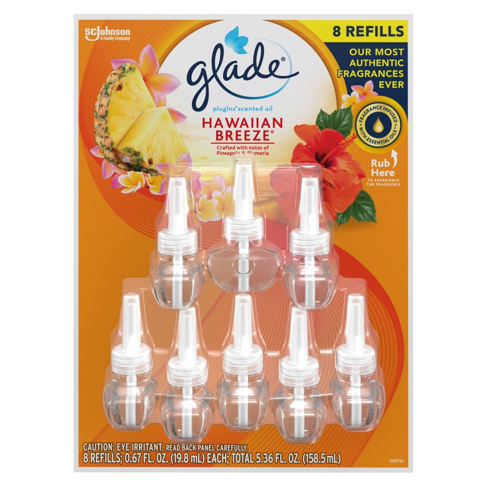 Glade Hawaiian Breeze Refill Pack 8 ct. - Glade