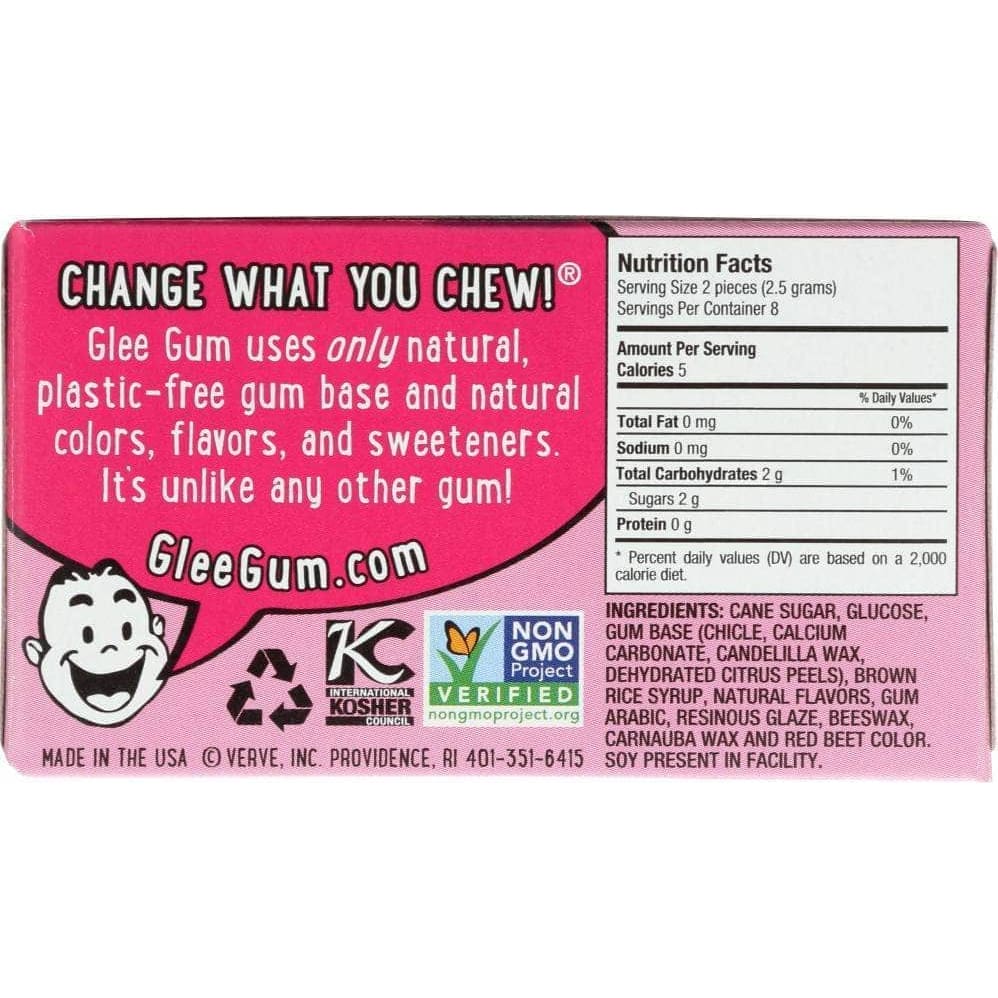 Glee Gum Glee Gum All Natural Bubble Gum, 16pcs