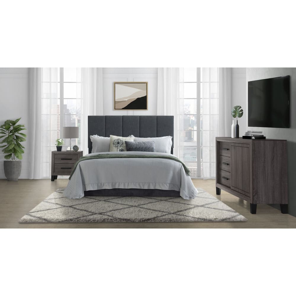 Global Furniture USA Global Furniture Finn Bedroom in a Box - Gray - Home/Furniture/Bedroom Furniture/Bedroom Collections/ - Global