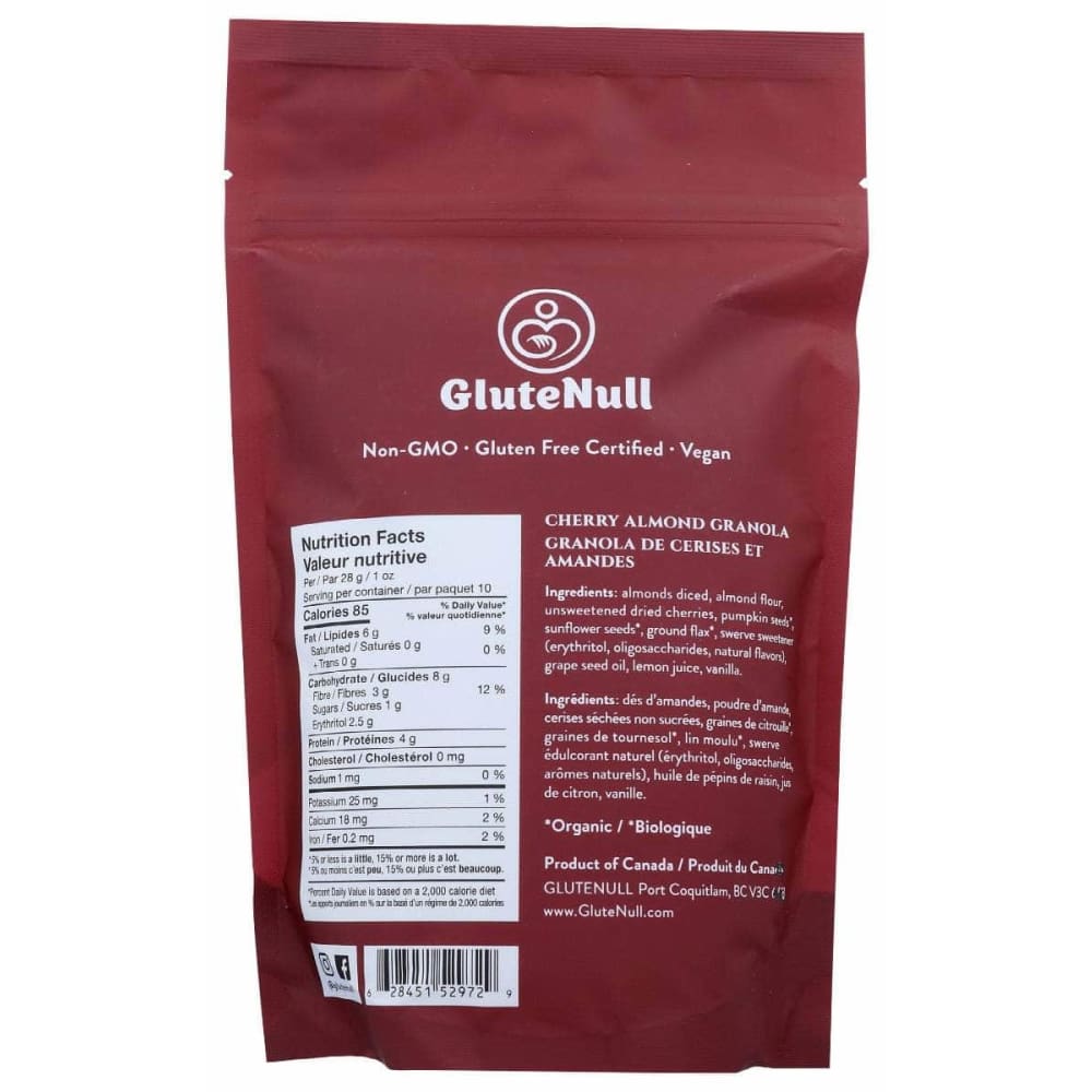 GLUTENULL Glutenull Cherry Almond Granola, 10 Oz