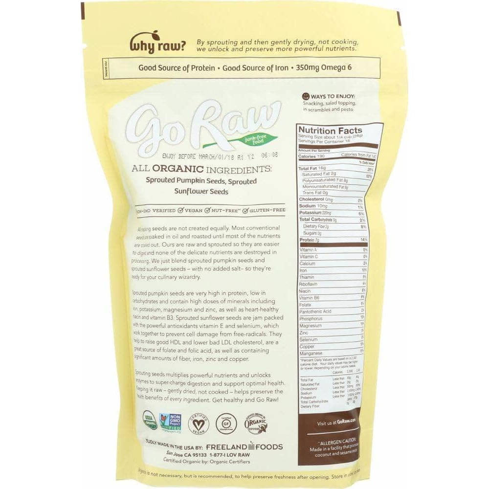 Go Raw Go Raw Organic Simple Seed Mix, 16 oz