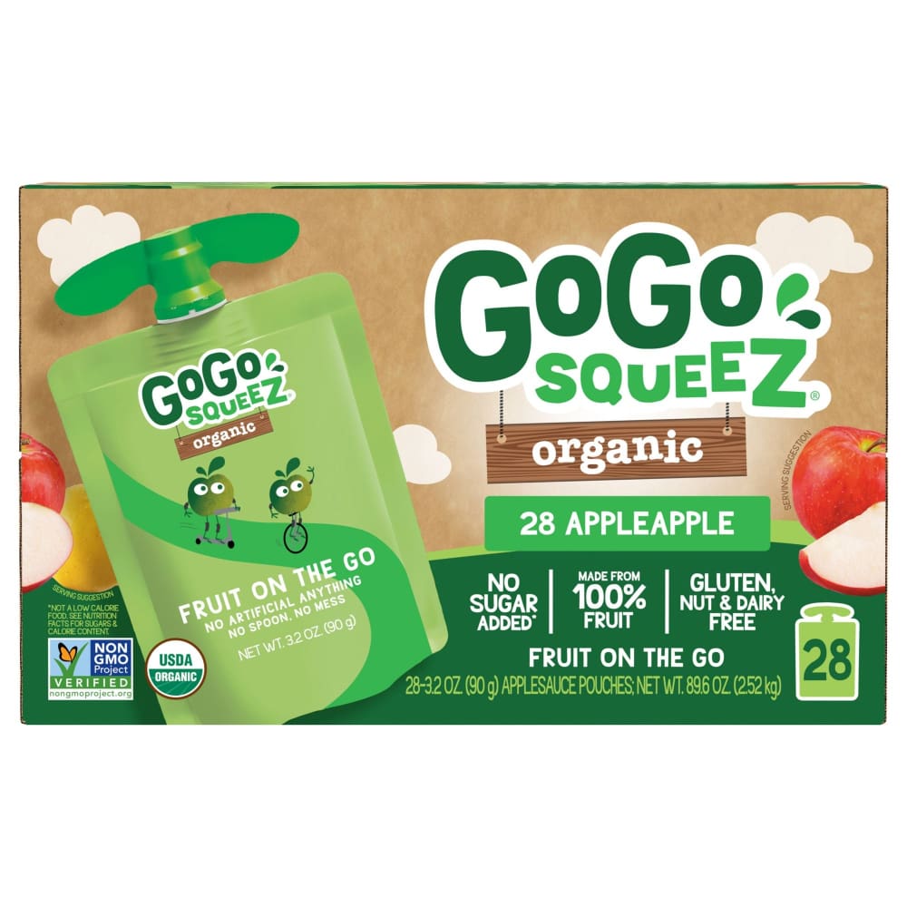 GoGo Squeez Applesauce 28 ct. - GoGo SqueeZ