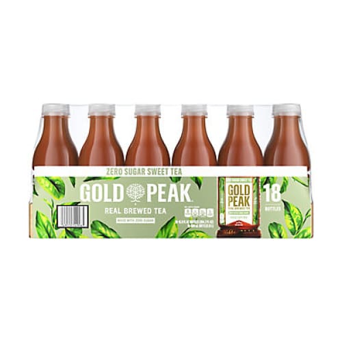 Gold Peak Sweetened Black Tea 18 pk./16.9 oz. - Home/Grocery/Beverages/Tea & Hot Chocolate/ - Gold Peak