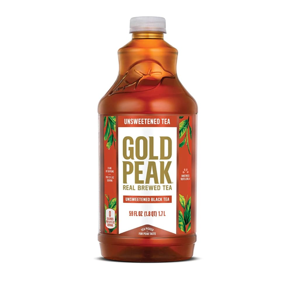 GOLD PEAK: Tea Unsweetened 59 FO (Pack of 5) - Grocery > Beverages > Coffee Tea & Hot Cocoa - GOLD PEAK