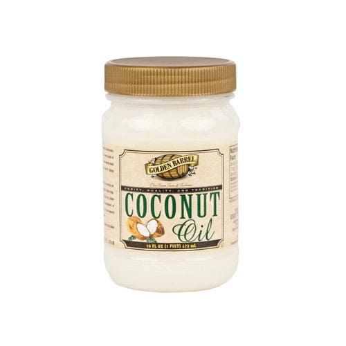 Golden Barrel Coconut Oil 16oz (Case of 12) - Baking/Oils & Shortenings - Golden Barrel