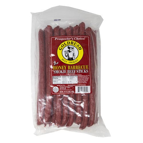 Goldrush Prospector’s Choice Honey Barbecue Smokie Beef Sticks 2.5lb (Case of 3) - Snacks/Meat Snacks - Goldrush