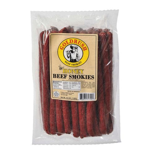 Goldrush Prospector’s Choice Honey Beef Smokies Sticks 2.5lb (Case of 3) - Snacks/Meat Snacks - Goldrush