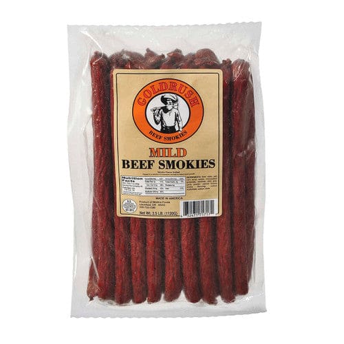 Goldrush Prospector’s Choice Mild Beef Smokies Sticks 2.5lb (Case of 3) - Snacks/Meat Snacks - Goldrush