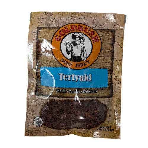 Goldrush Teriyaki Beef Jerky 2.85oz (Case of 12) - Snacks/Meat Snacks - Goldrush