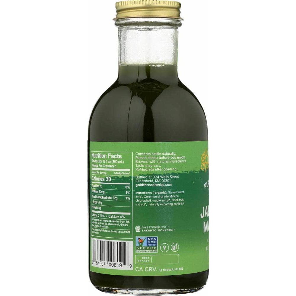 Goldthread Goldthread Japanese Matcha Tonic, 12 fl. oz.