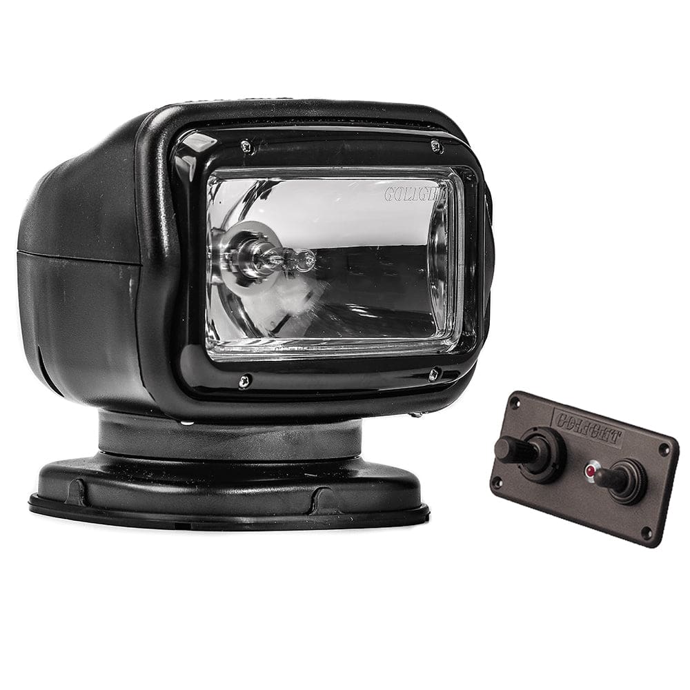 Golight Radioray GT Series Permanent Mount - Black Halogen - Hard Wired Dash Mount Remote - Lighting | Search Lights - Golight