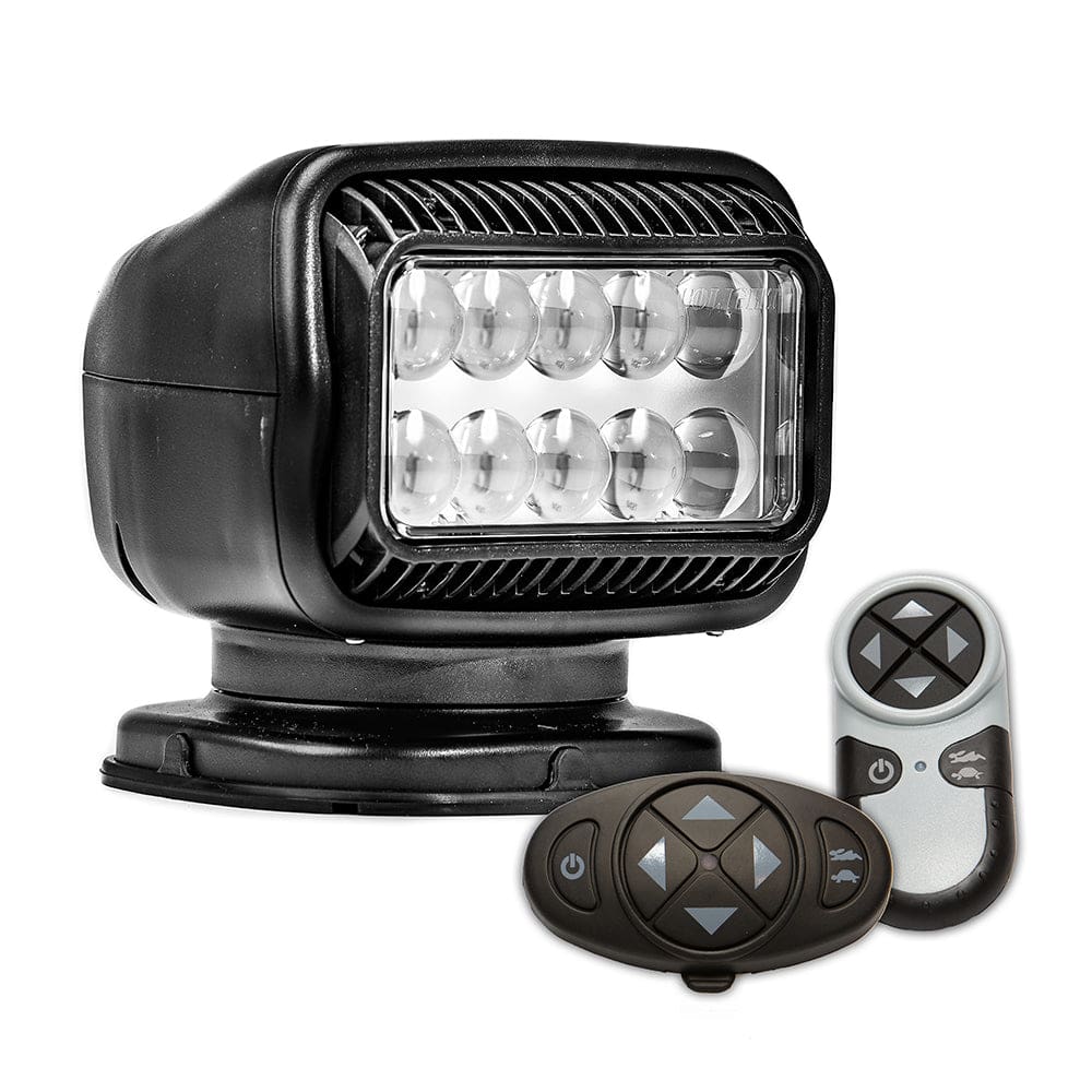 Golight Radioray GT Series Permanent Mount - Black LED - Wireless Handheld & Wireless Dash Mount Remotes - Lighting | Search Lights -