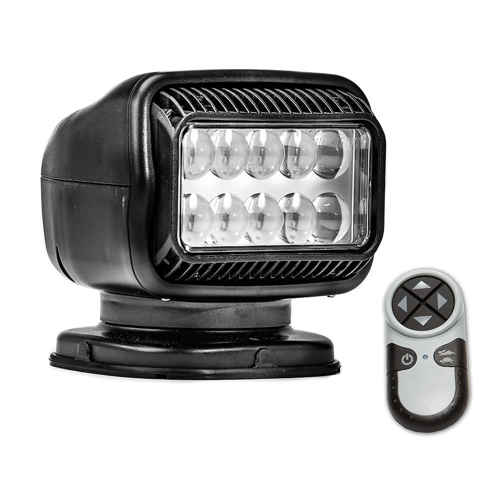 Golight Radioray GT Series Permanent Mount - Black LED - Wireless Handheld Remote - Lighting | Search Lights - Golight