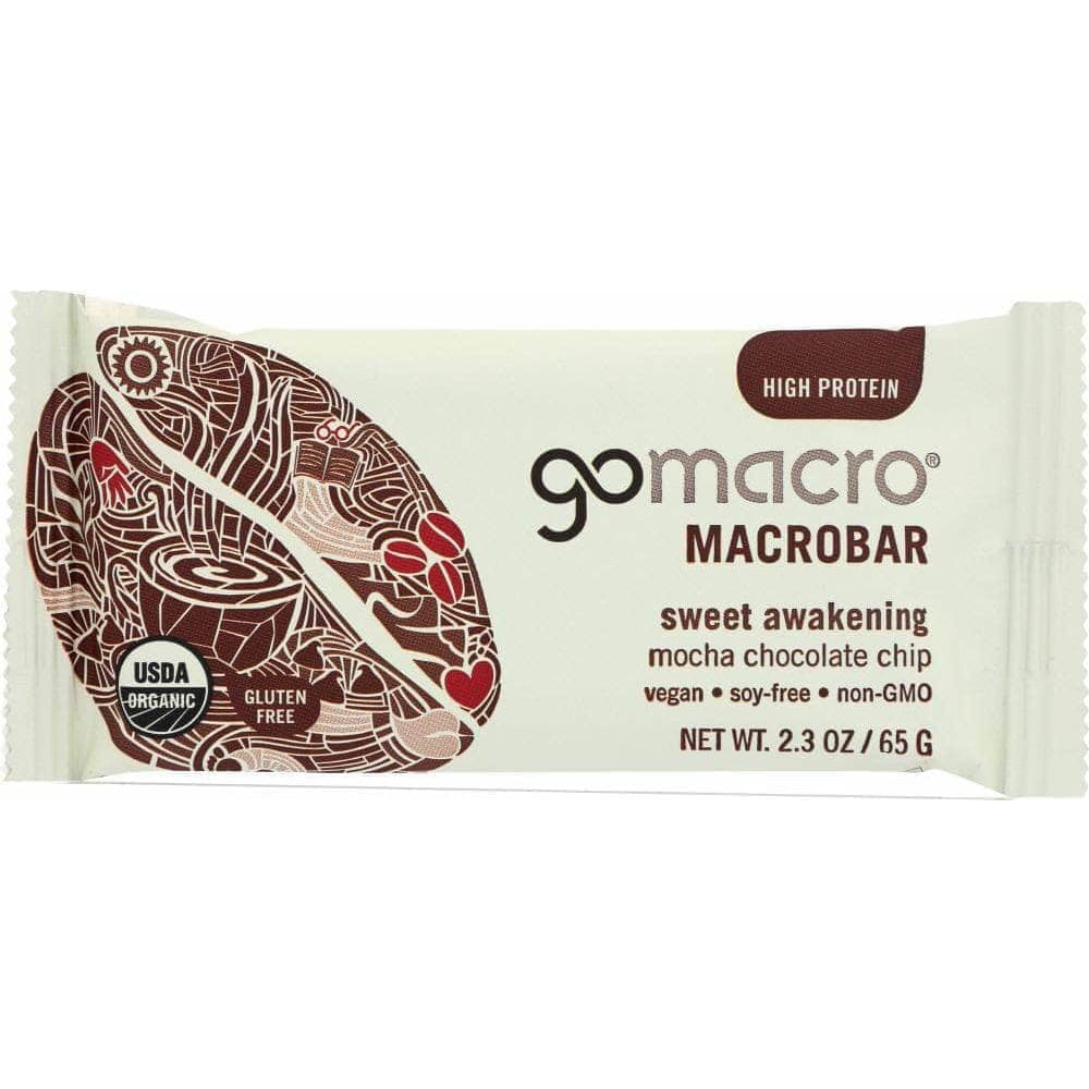 Gomacro Gomacro BAR MOCHA CHOCOLATE CHIP (2.300 OZ)