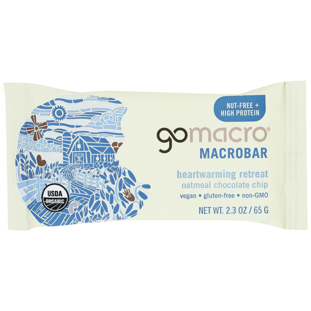 GOMACRO: BAR OATMEAL CHOC CHIP (2.300 OZ) (Pack of 5) - Grocery > Breakfast > Breakfast Foods - GOMACRO