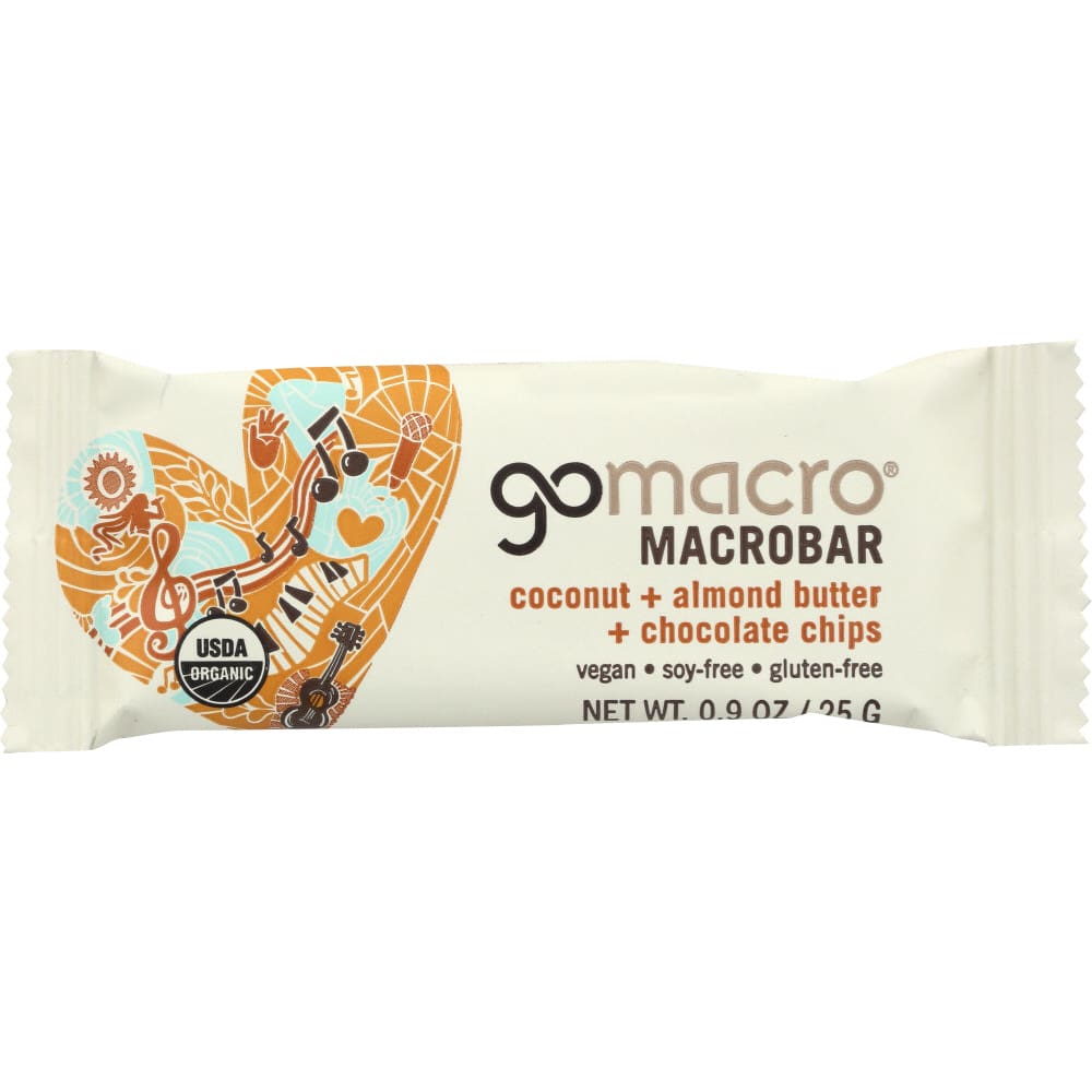 GOMACRO: Coconut Almond Butter Chocolate Chips Mini 0.9 oz (Pack of 6) - Grocery > Nutritional Bars Drinks and Shakes - GOMACRO