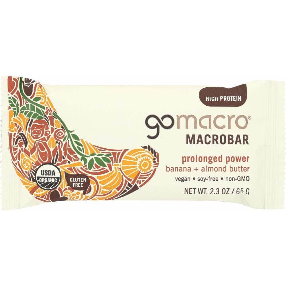 Gomacro Gomacro MacroBar Prolonged Power Banana + Almond Butter, 2.3 oz