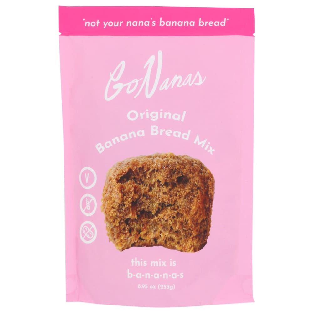 GONANAS: Original Banana Bread Mix 8.95 oz (Pack of 3) - GONANAS