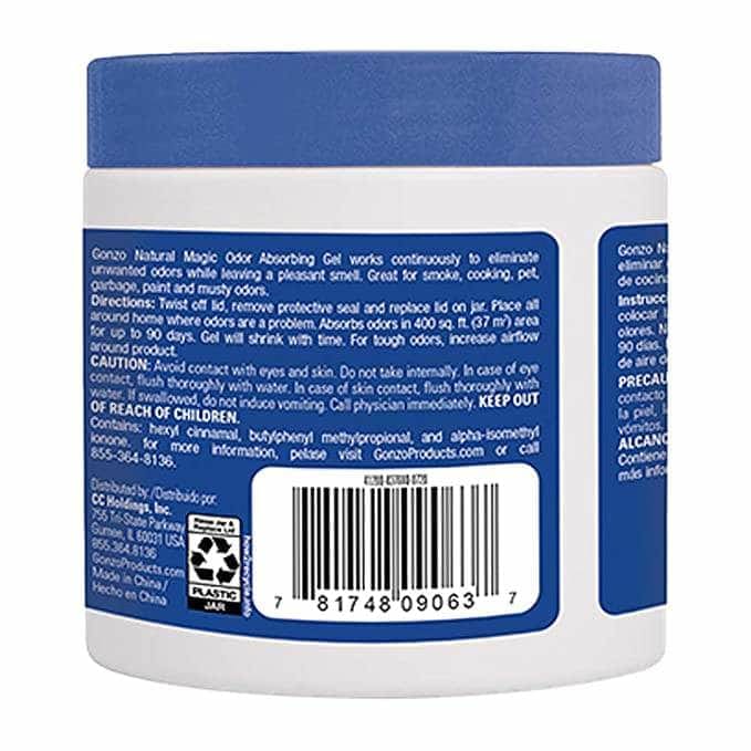 GONZO Home Products > Air Fresheners GONZO: Brushed Cotton Odor Absorbing Gel, 14 oz