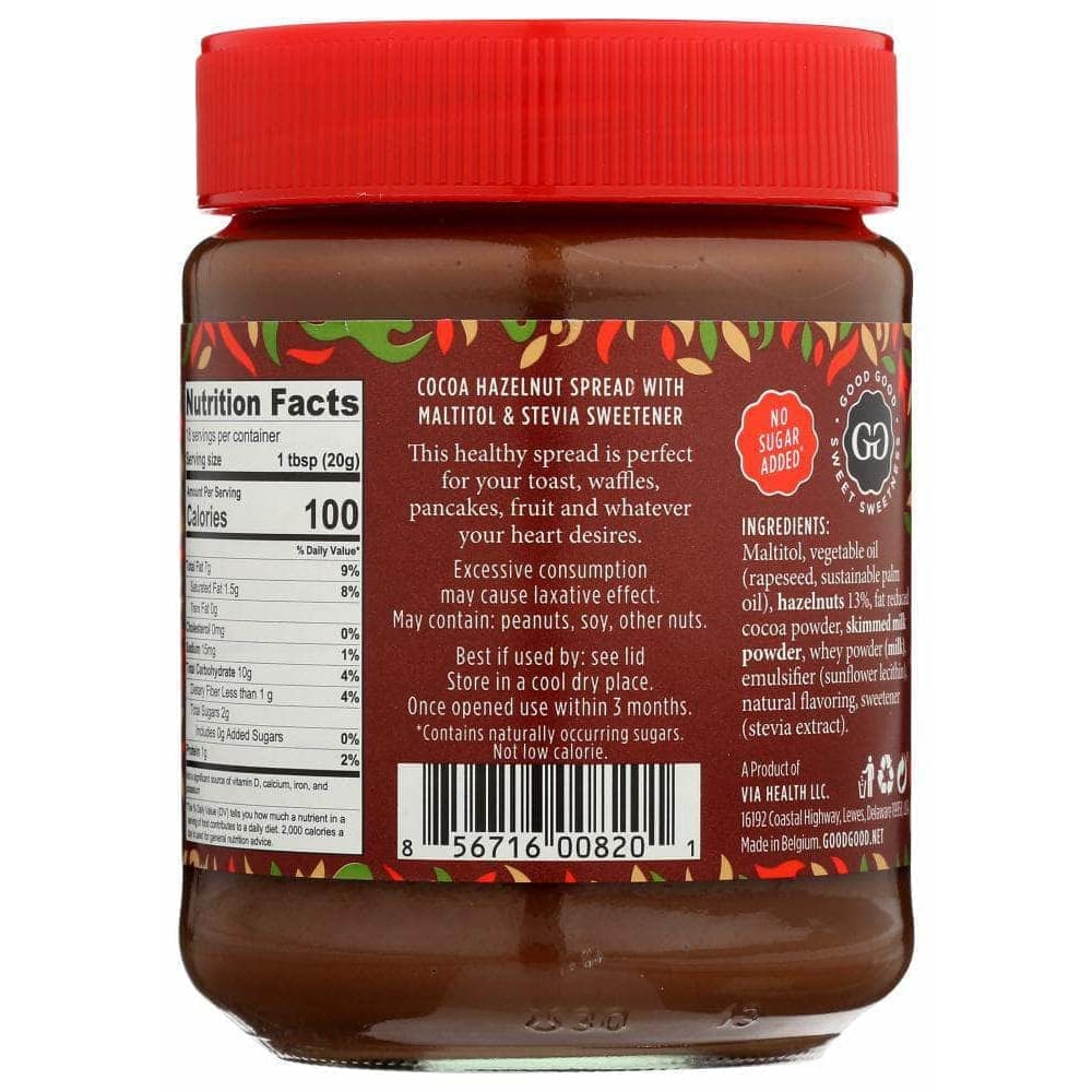 Good Good Good Good Choco Hazel With Stevia Spread, 12 oz