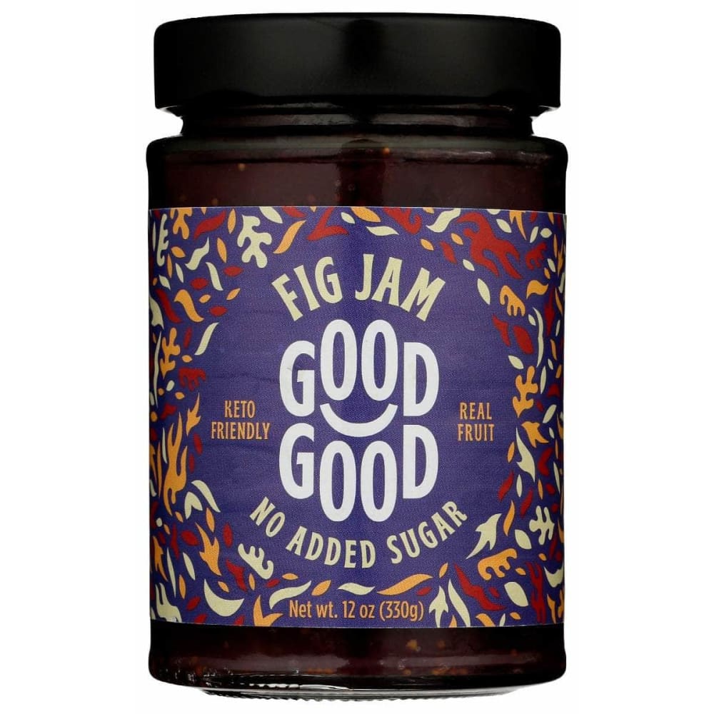 GOOD GOOD Grocery > Pantry > Jams & Jellies GOOD GOOD: Fig Jam Keto Friendly No Added Sugar, 12 oz