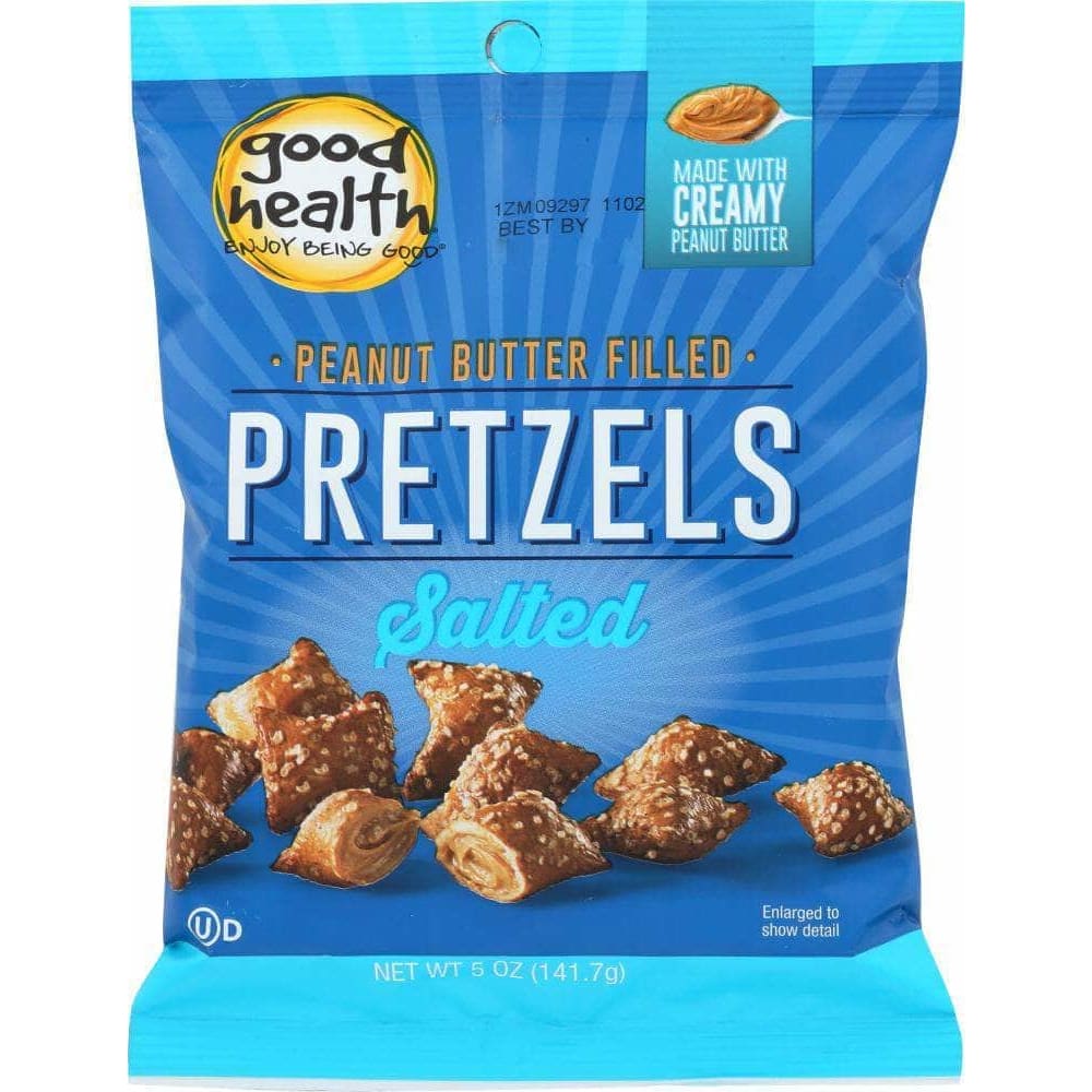 Good Health Good Health Peanut Butter Filled Pretzels Salted, 5 oz