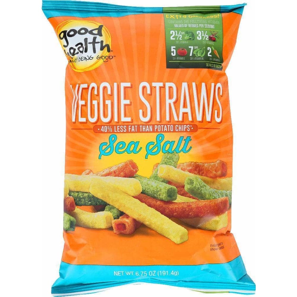 Good Health Good Health Veggie Straws Sea Salt, 6.75 oz