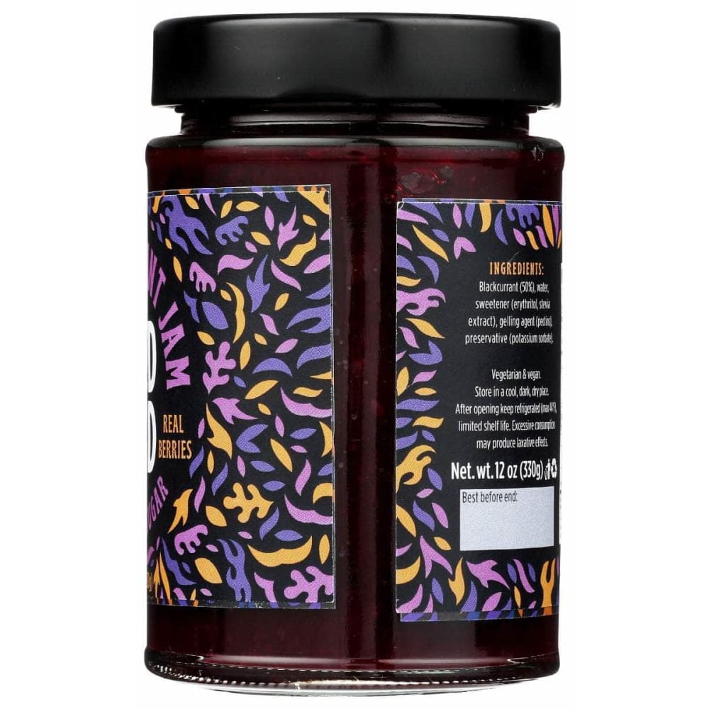 GOOD GOOD Good Good Jam Sweet Blackcurrant, 12 Oz