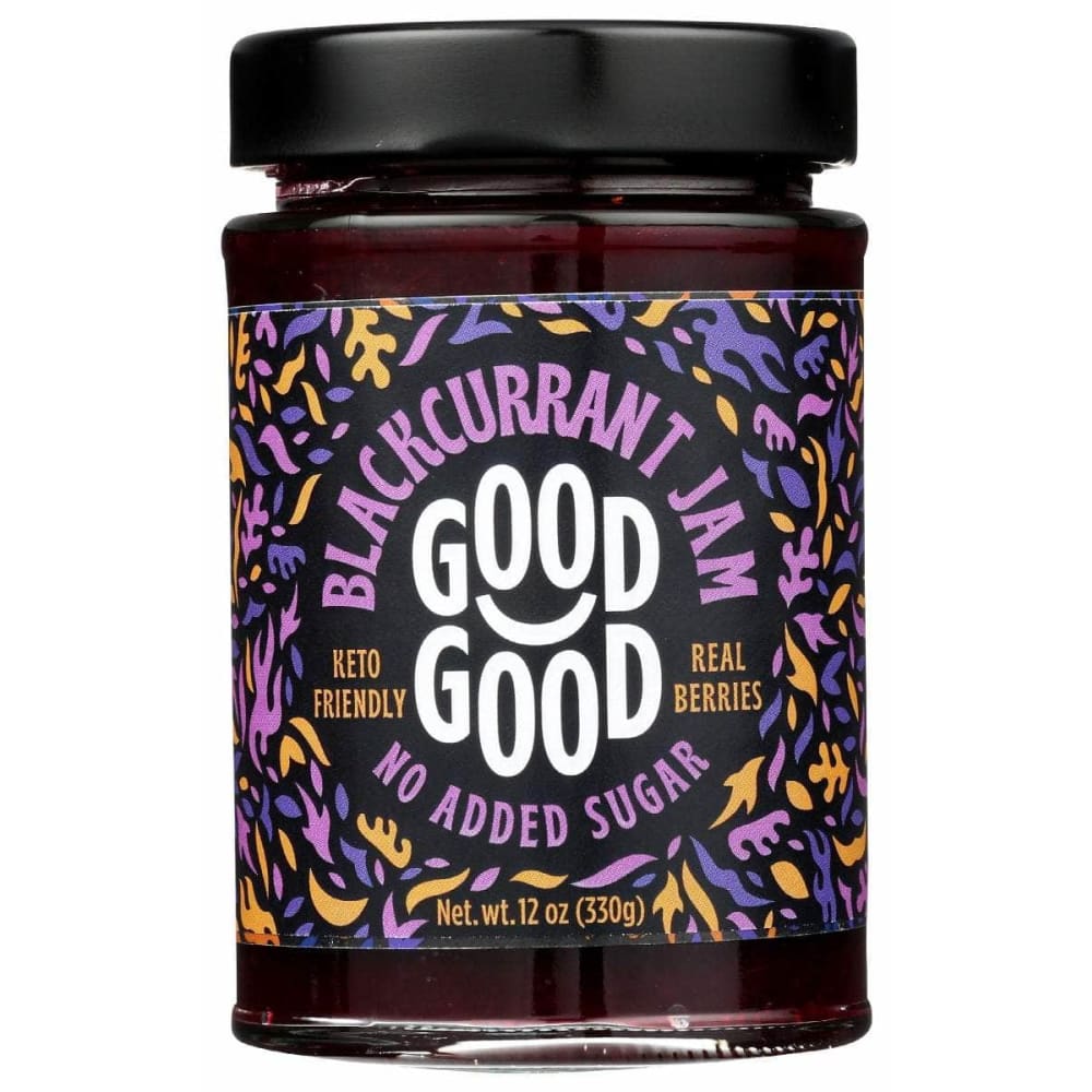 GOOD GOOD Good Good Jam Sweet Blackcurrant, 12 Oz