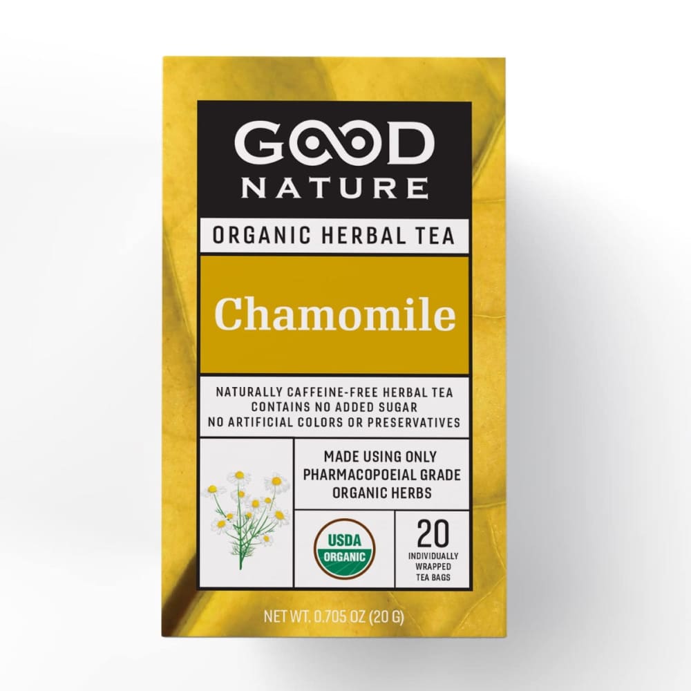 GOOD NATURE: Chamomile Tea 0.705 OZ (Pack of 5) - Grocery > Beverages > Coffee Tea & Hot Cocoa - GOOD NATURE