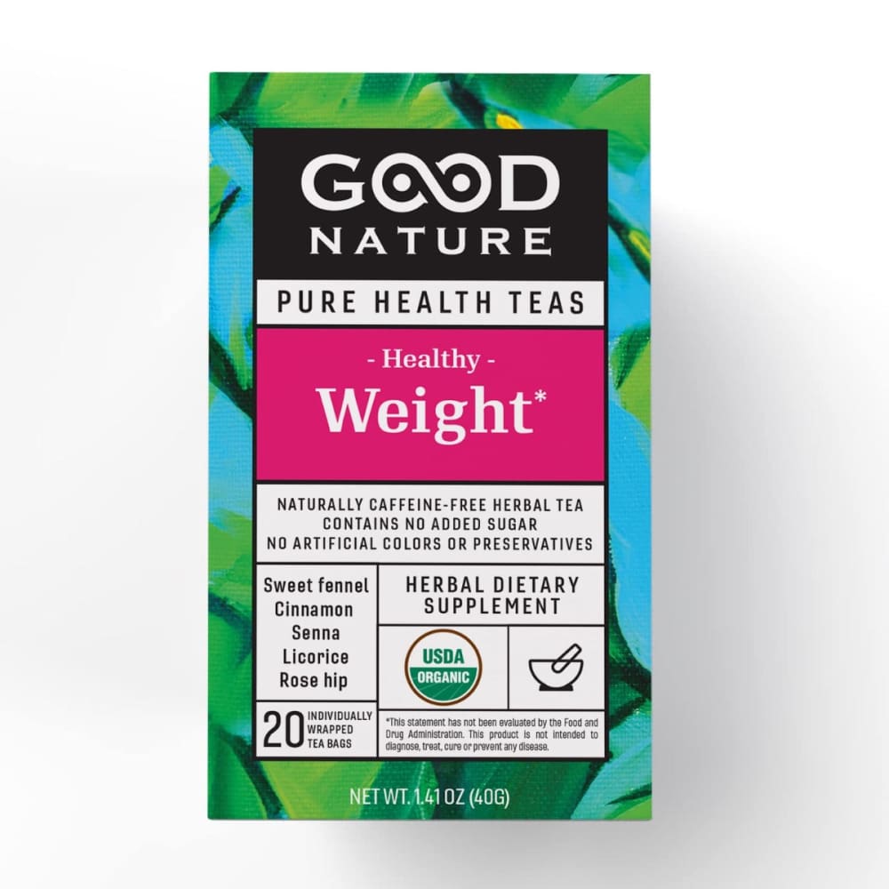 GOOD NATURE: Healthy Weight Tea 1.41 OZ (Pack of 5) - Grocery > Beverages > Coffee Tea & Hot Cocoa - GOOD NATURE