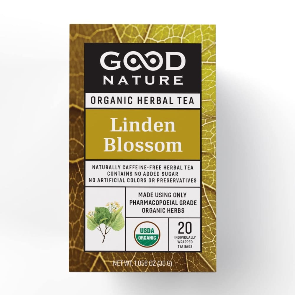 GOOD NATURE: Tea Blossom Linden 1.058 OZ (Pack of 5) - Grocery > Beverages > Coffee Tea & Hot Cocoa - GOOD NATURE