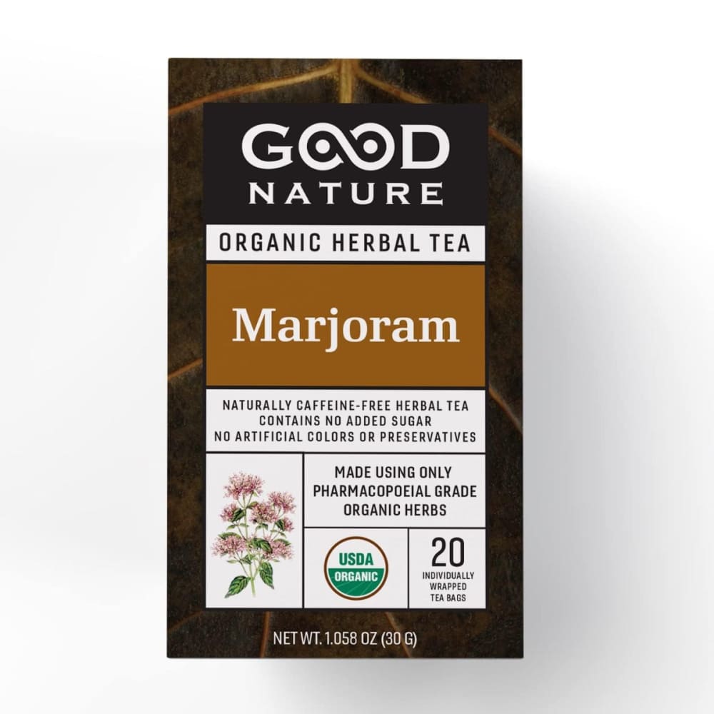 GOOD NATURE: Tea Marjoram 1.058 OZ (Pack of 5) - Grocery > Beverages > Coffee Tea & Hot Cocoa - GOOD NATURE