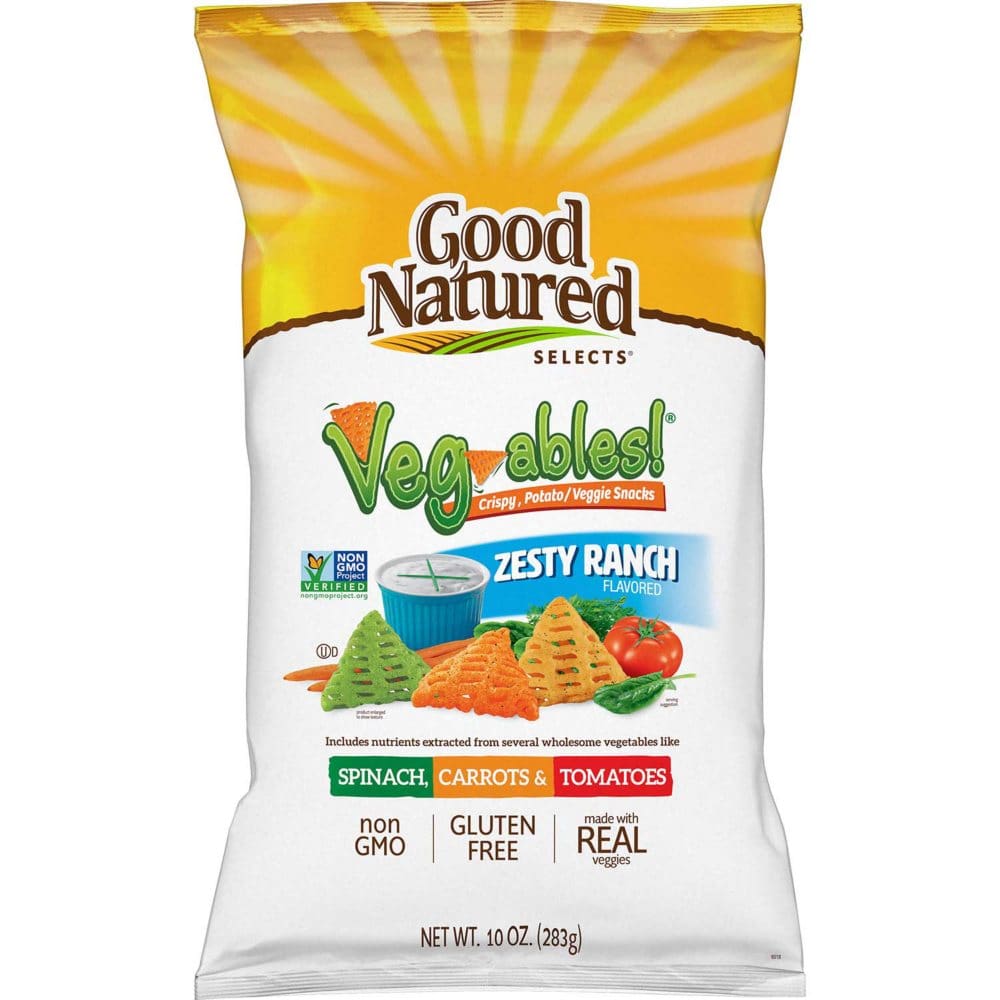 Good Natured Veg-ables! Potato Veggies Zesty Ranch Puff (10 oz.) - Puffed Snacks - ShelHealth