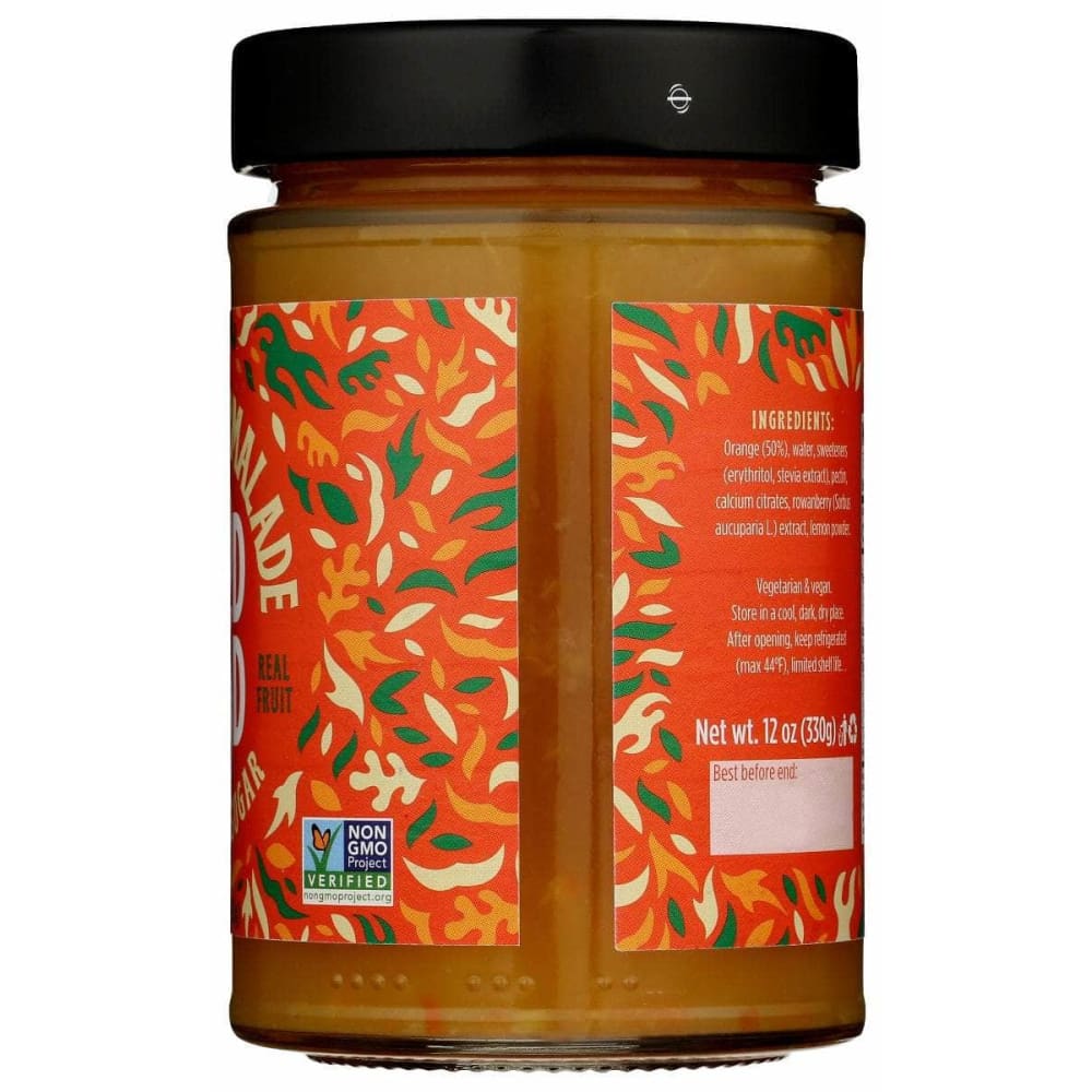 GOOD GOOD Grocery > Pantry > Jams & Jellies GOOD GOOD: Orange Marmalade Keto Friendly No Added Sugar, 12 oz