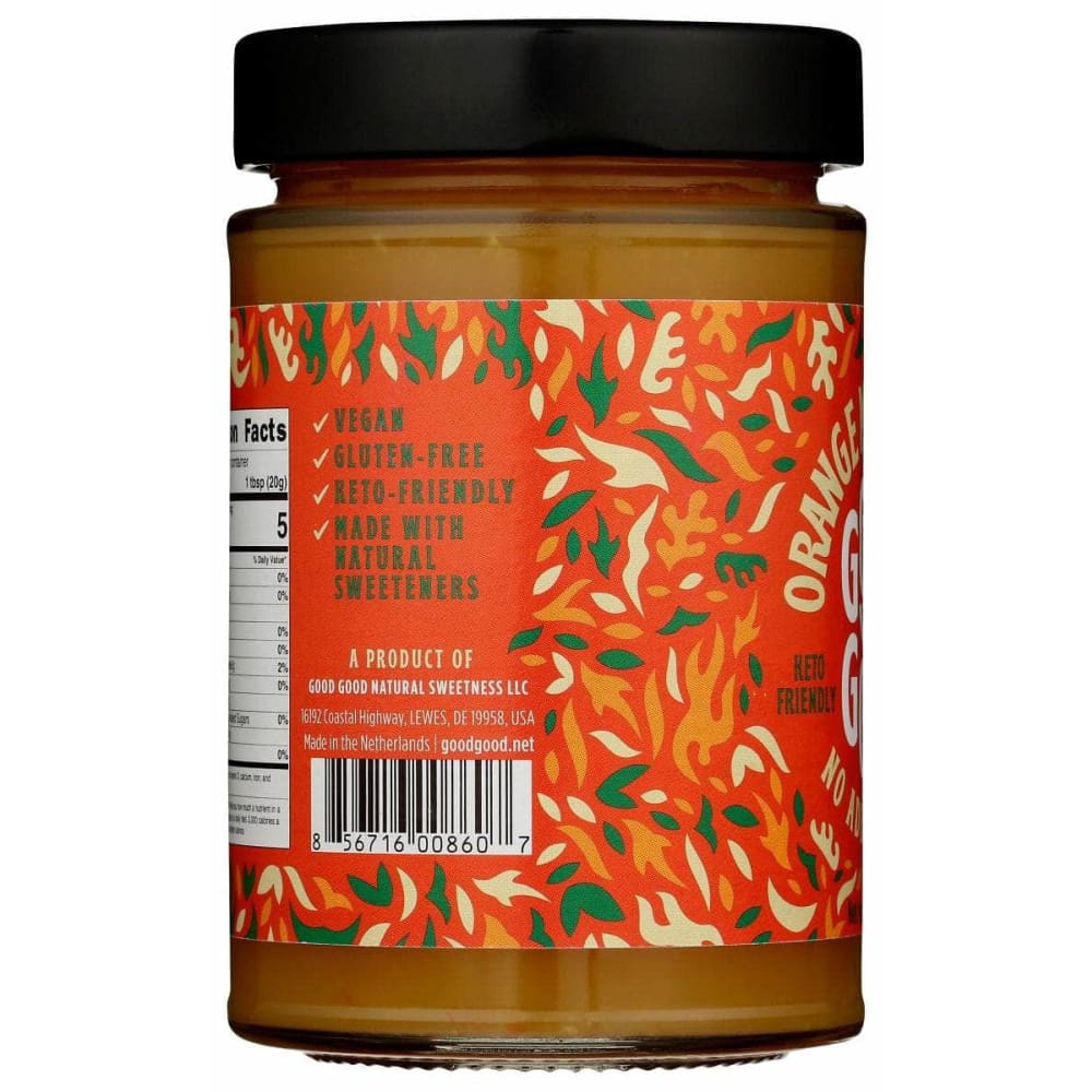 GOOD GOOD Grocery > Pantry > Jams & Jellies GOOD GOOD: Orange Marmalade Keto Friendly No Added Sugar, 12 oz