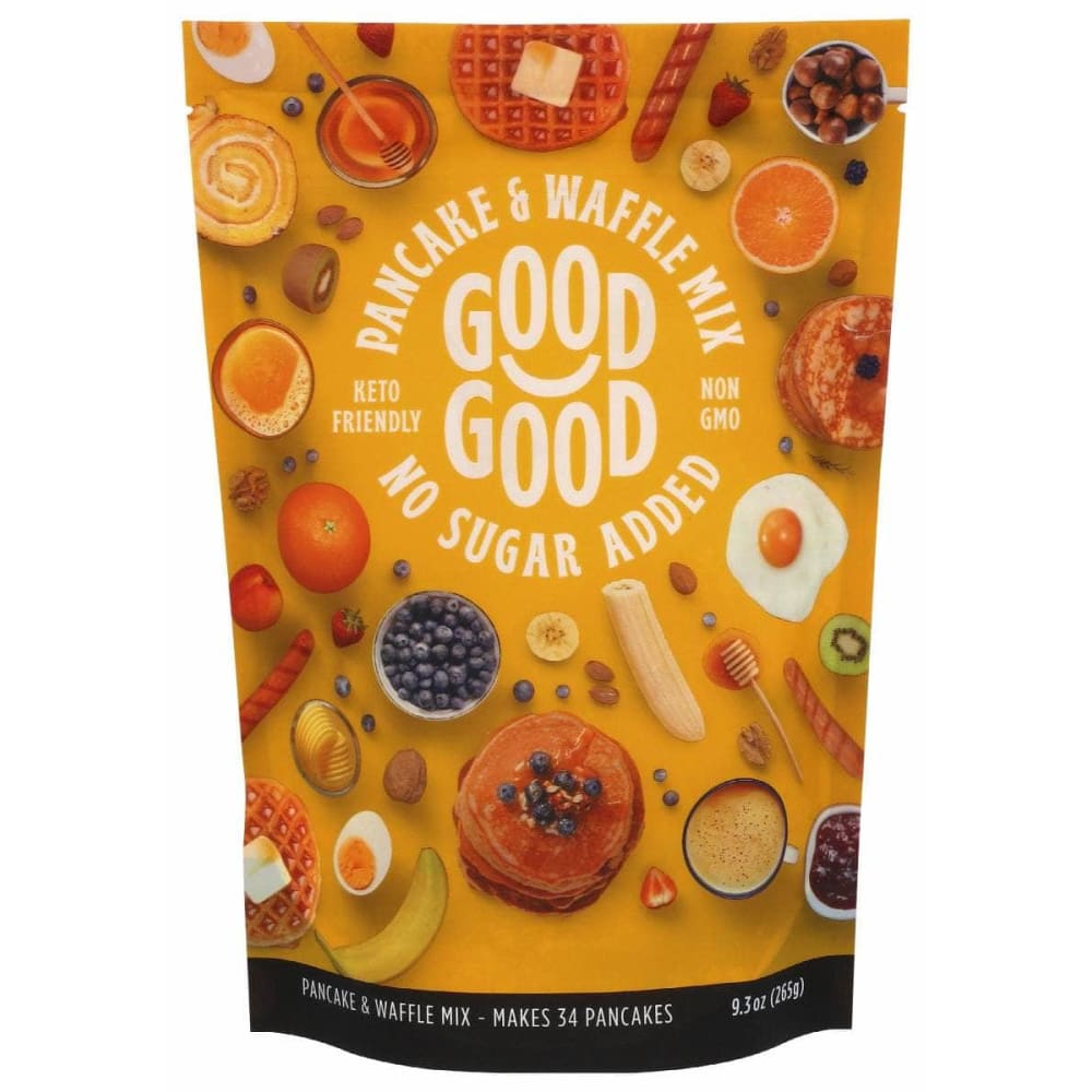 GOOD GOOD Grocery > Breakfast > Breakfast Foods GOOD GOOD Pancake and Waffle Mix No Sugar Added, 9.3 oz