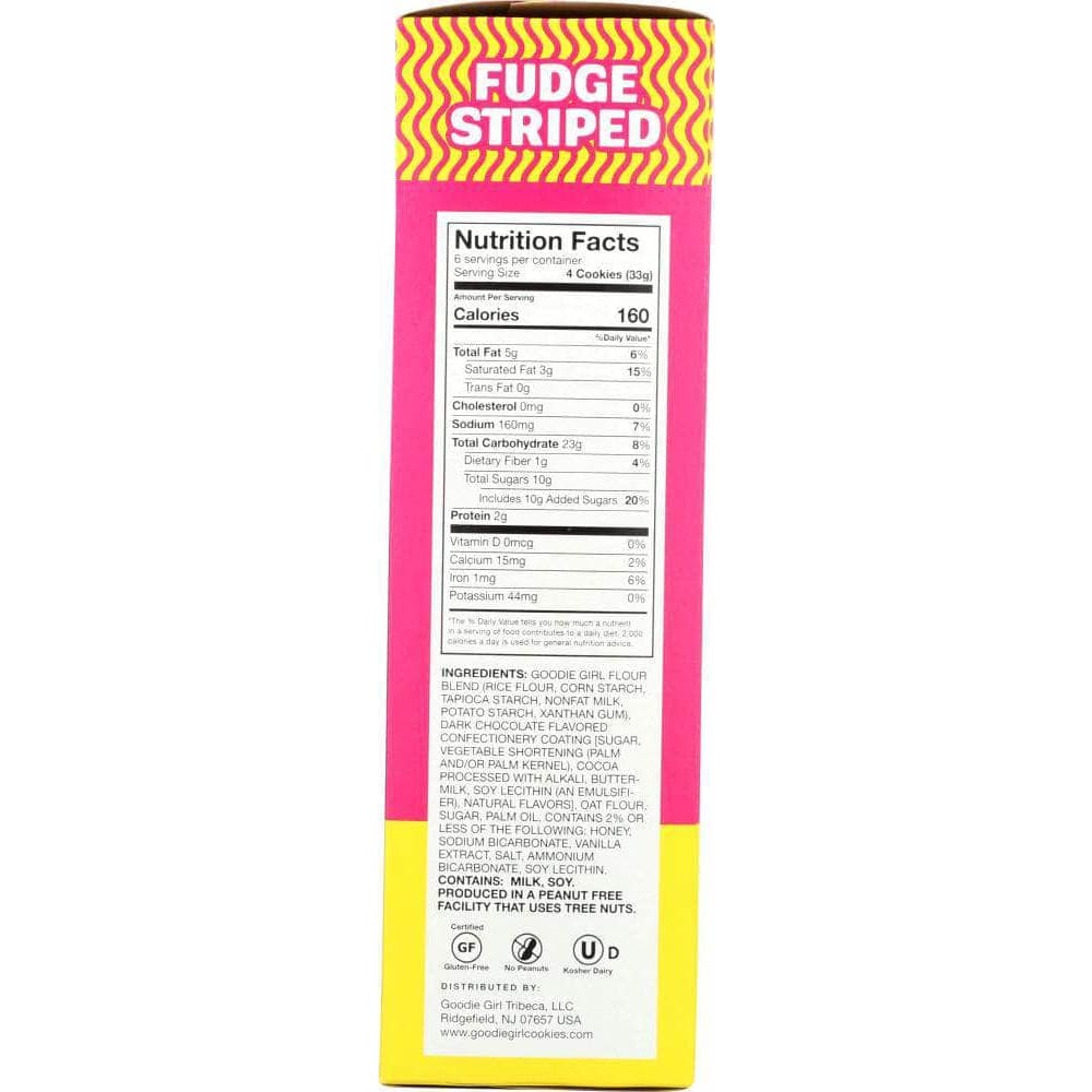 Goodie Girl Goodie Girl Cookies Fudge Striped, 7 oz