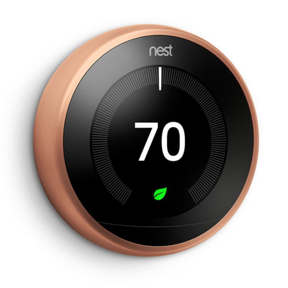 Google Nest Learning Thermostat 3rd Generation (Copper) - Smart Accessories - ShelHealth