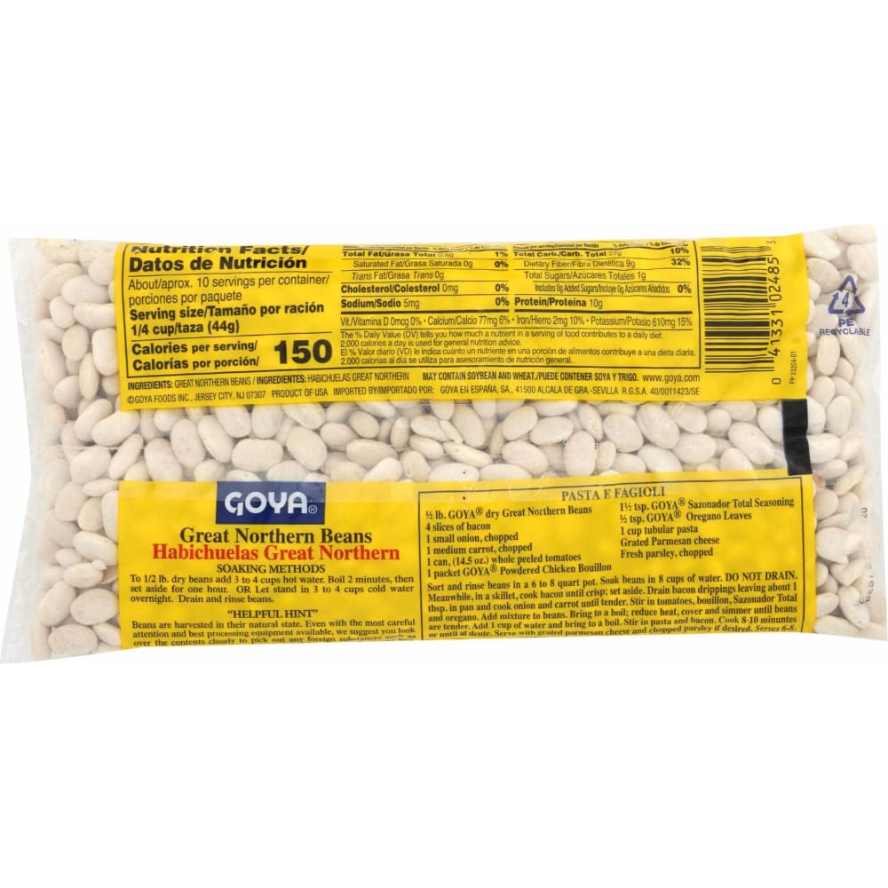 GOYA Grocery > Meal Ingredients > Beans GOYA: Bean Northern Great, 16 oz