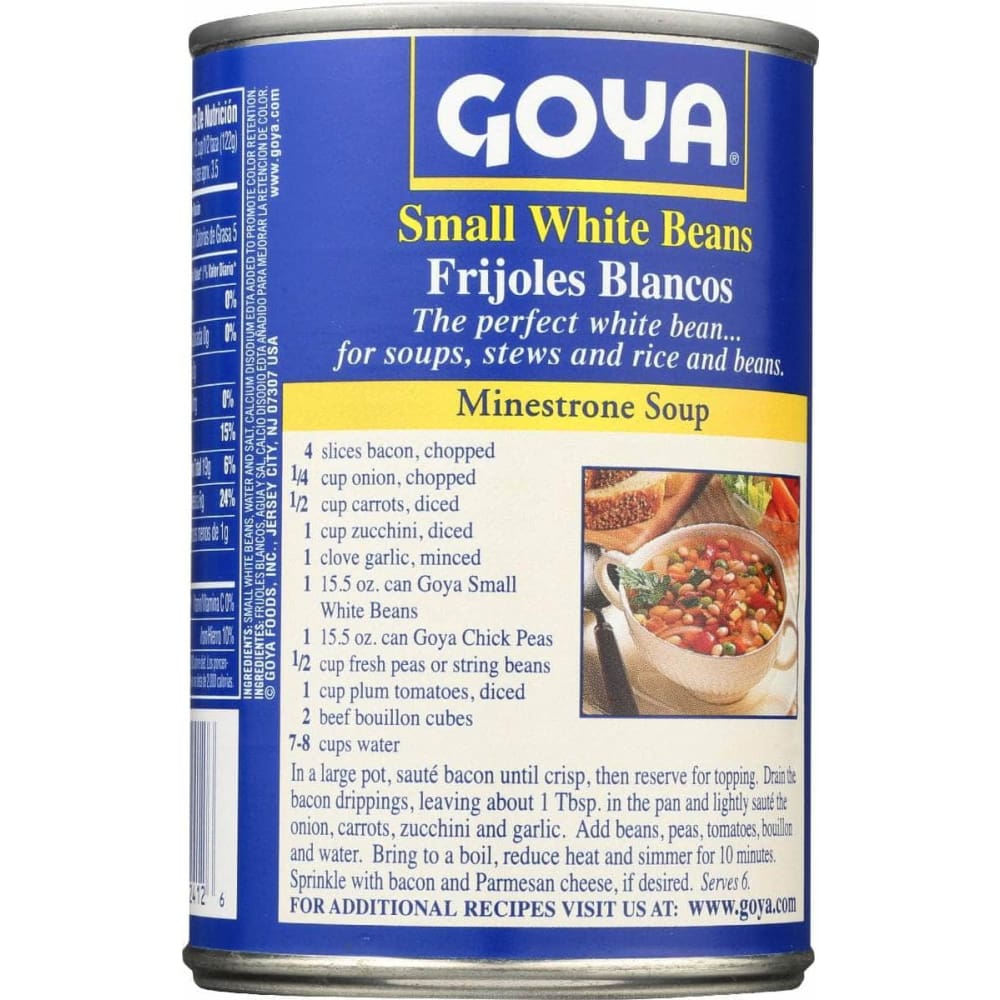 GOYA Grocery > Pantry > Food GOYA: Bean White, 15.5 oz