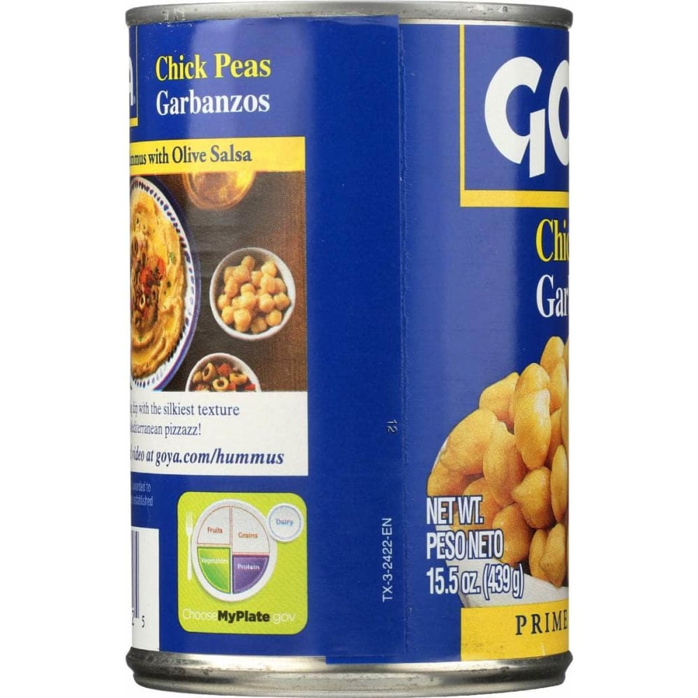 GOYA Grocery > Meal Ingredients > Canned Food GOYA: Chick Peas, 15.5 oz