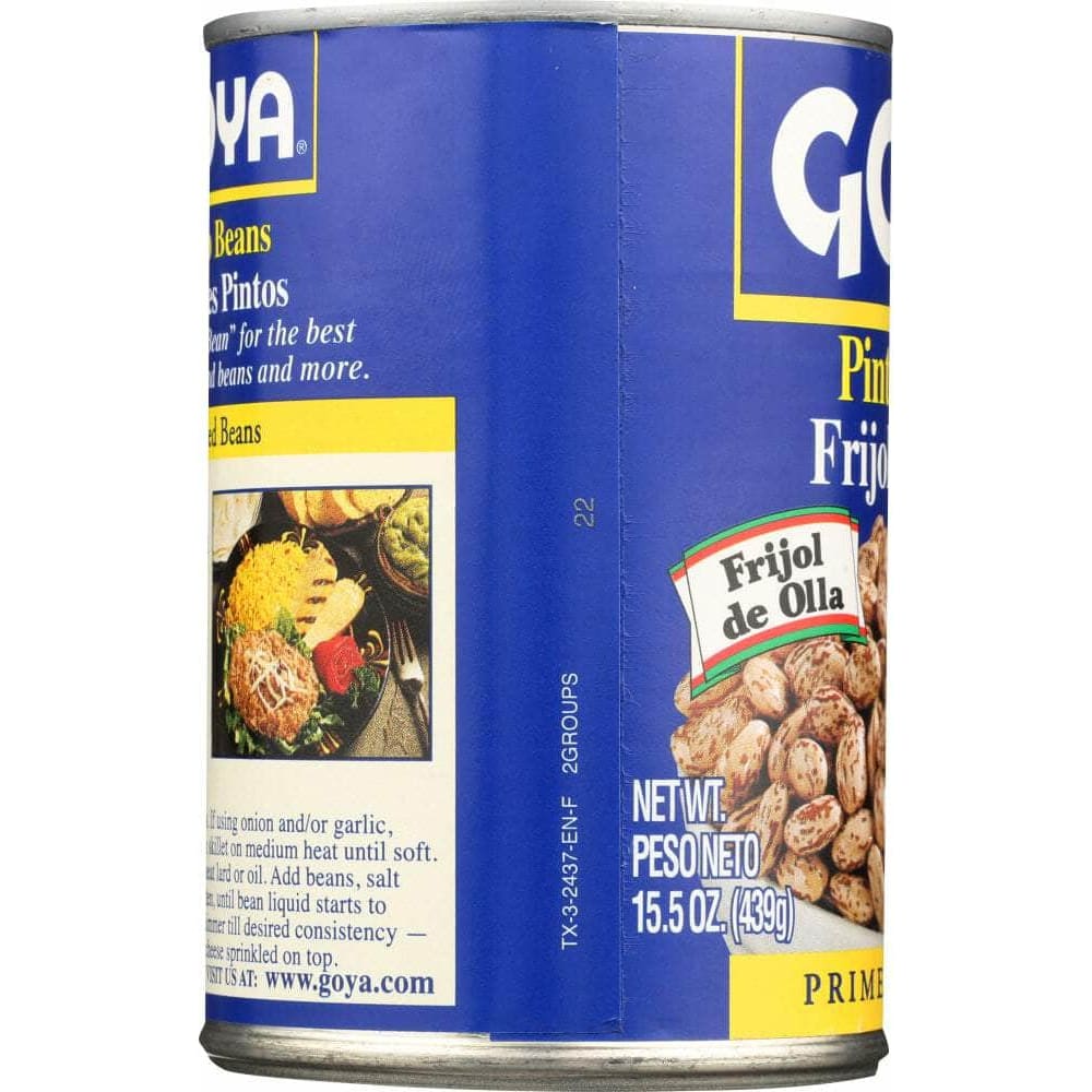 GOYA Grocery > Meal Ingredients > Beans GOYA: Premium Pinto Beans, 15.5 oz