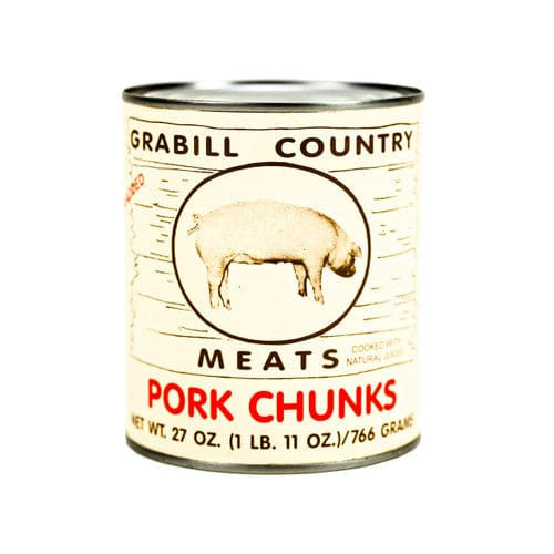 Grabill Country Meats Pork Chunks 27oz (Case of 12) - Misc/Misc Bulk Foods - Grabill Country Meats