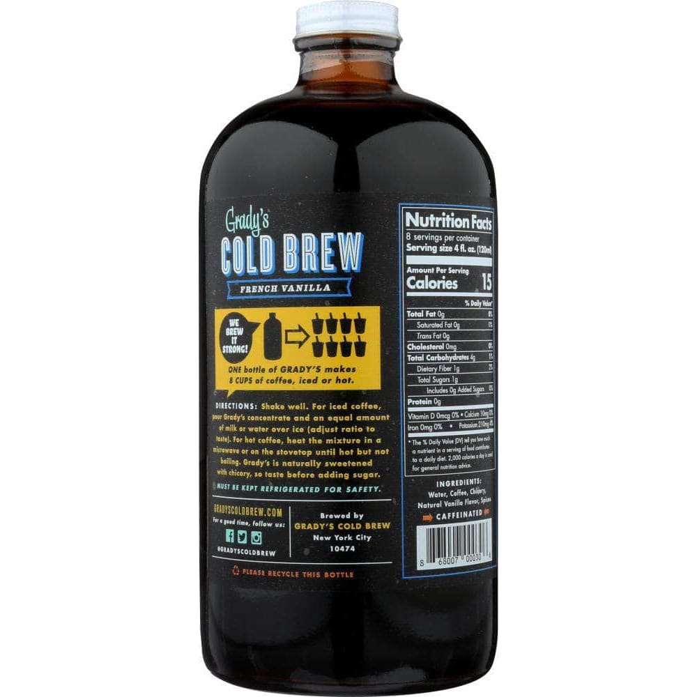 Gradys Cold Brew Gradys Cold Brew Coffee Cold Brew Concentrate, 32 oz