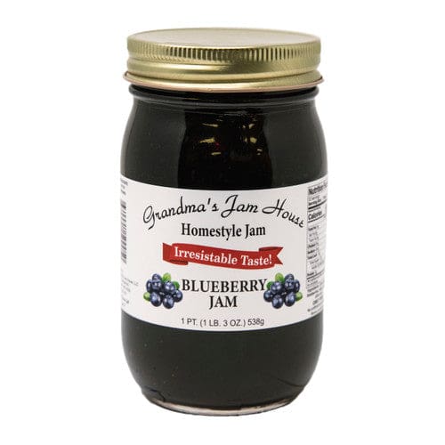 Grandma’s Jam House Homestyle Blueberry Jam 16oz (Case of 12) - Misc/Jelly Jams & Spreads - Grandma’s Jam House
