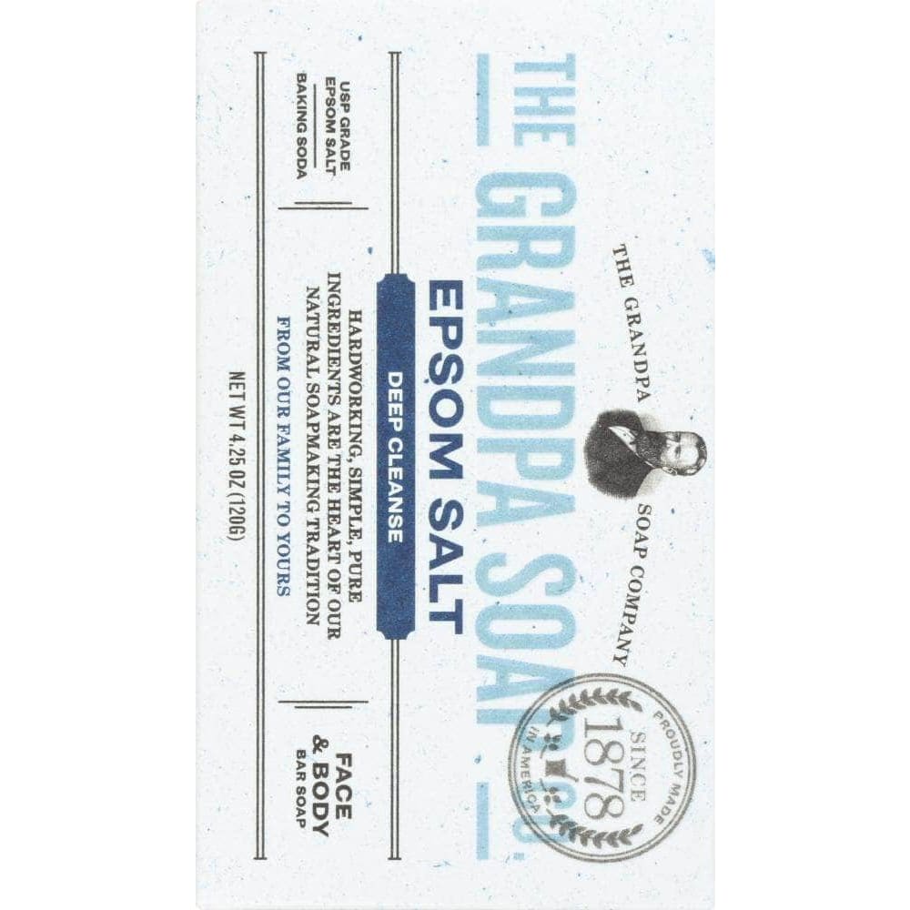 The Grandpa Soap Company Grandpas Soap Bar Epsom Salt, 4.25 oz