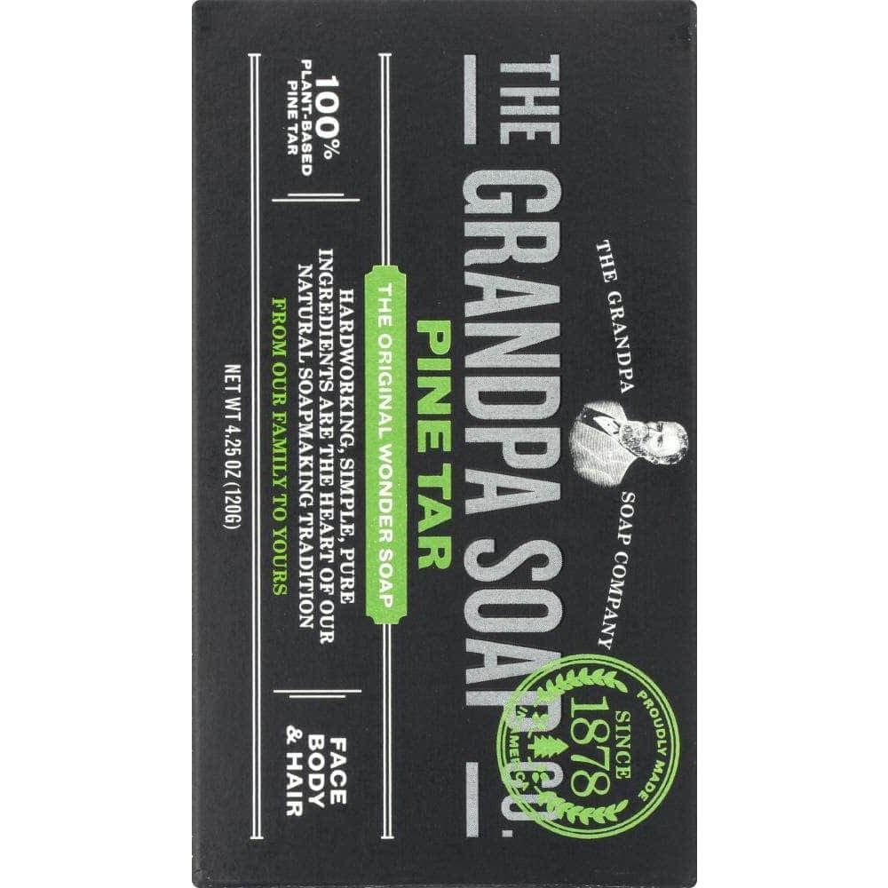 The Grandpa Soap Company Grandpa's Wonder Pine Tar Soap, 4.25 Oz