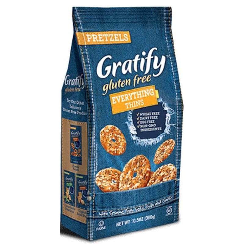 Gratify Gratify Pretzel Everything Thins Gluten Free, 10.5 oz