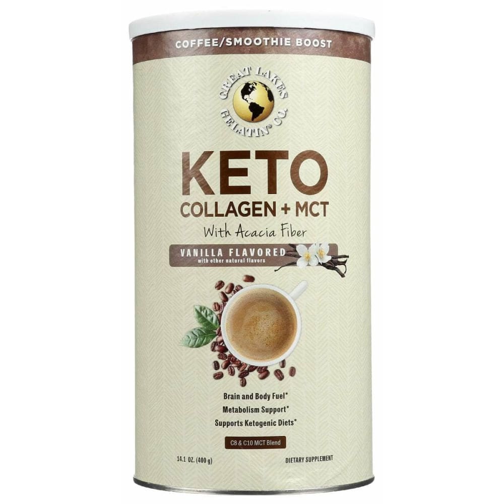 GREAT LAKES Great Lakes Keto Collagen Mct Vanilla, 14.1 Oz